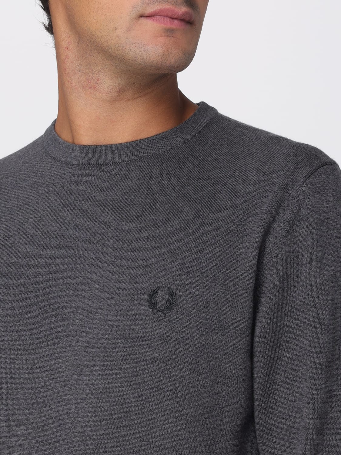FRED PERRY SWEATER: Sweatshirt men Fred Perry, Grey - Img 3