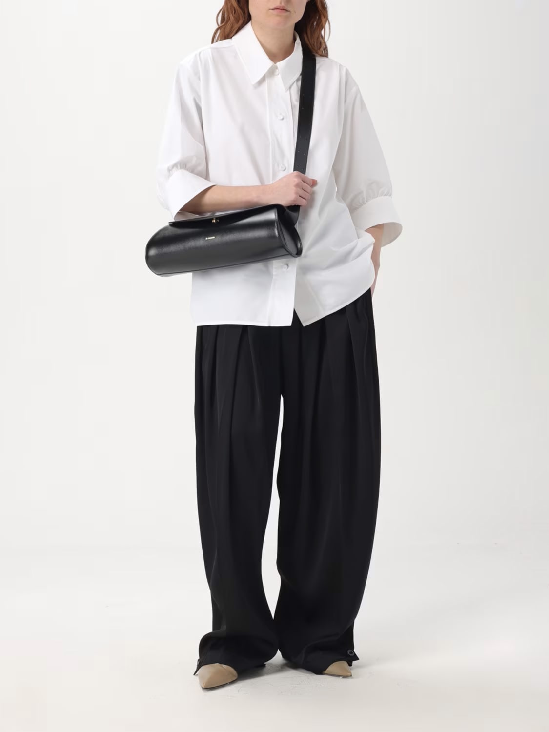 JIL SANDER SHOULDER BAG: Shoulder bag woman Jil Sander, Black - Img 2