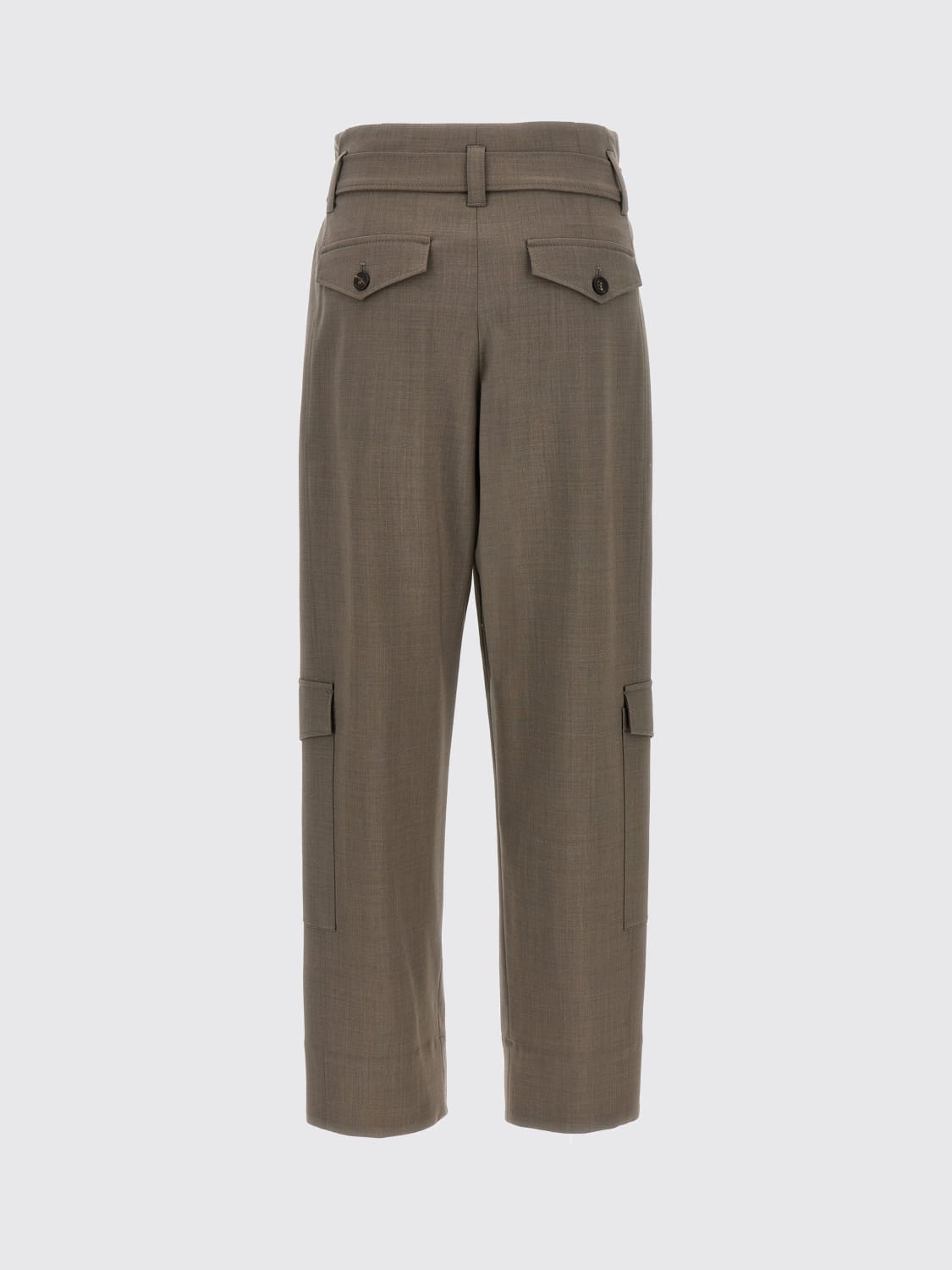 BRUNELLO CUCINELLI PANTALON: Pantalon femme Brunello Cucinelli, Gris - Img 2