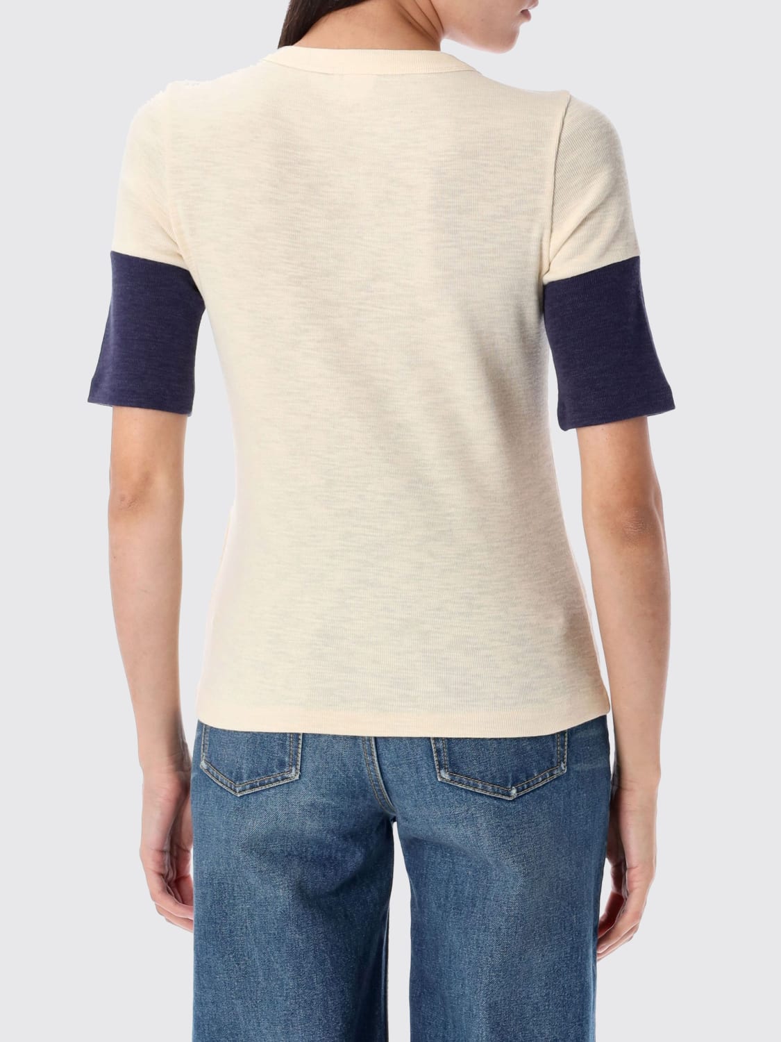 CHLOÉ SWEATER: T-shirt woman ChloÉ, Milk - Img 2