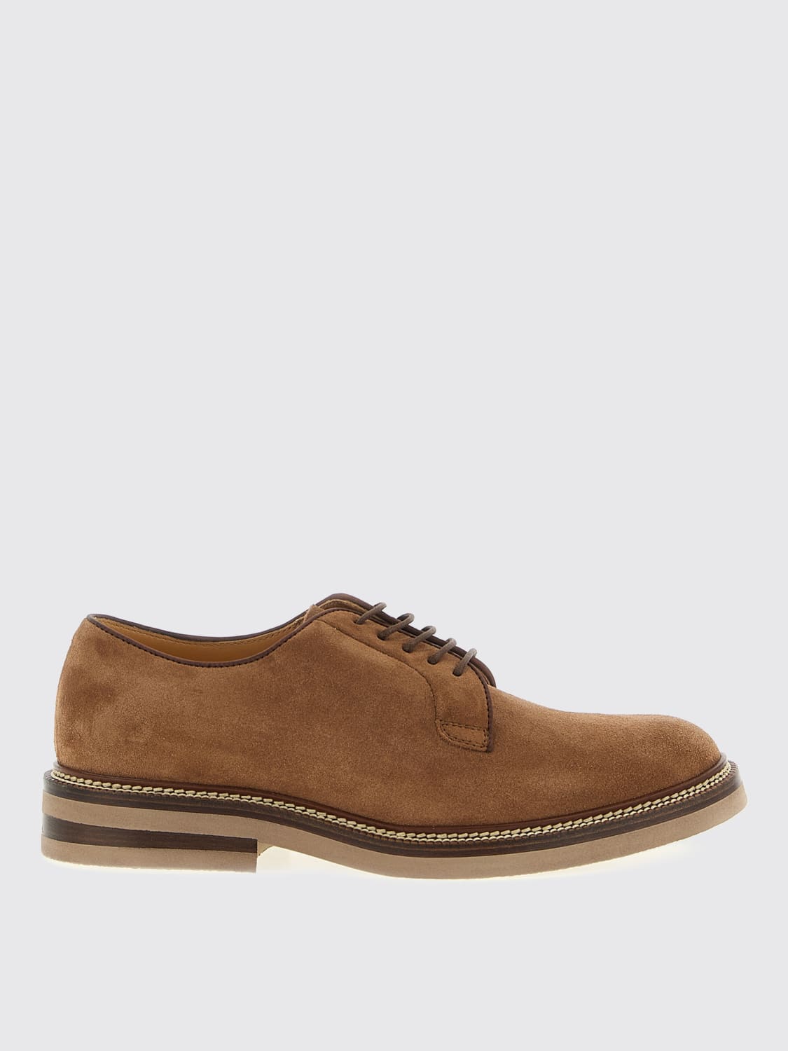 BRUNELLO CUCINELLI SCHNÜRSCHUHE: Schuhe herren Brunello Cucinelli, Braun - Img 1