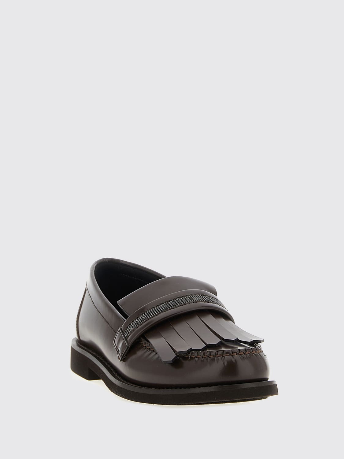 BRUNELLO CUCINELLI MOCASINES: Mocasines mujer Brunello Cucinelli, Marrón - Img 2