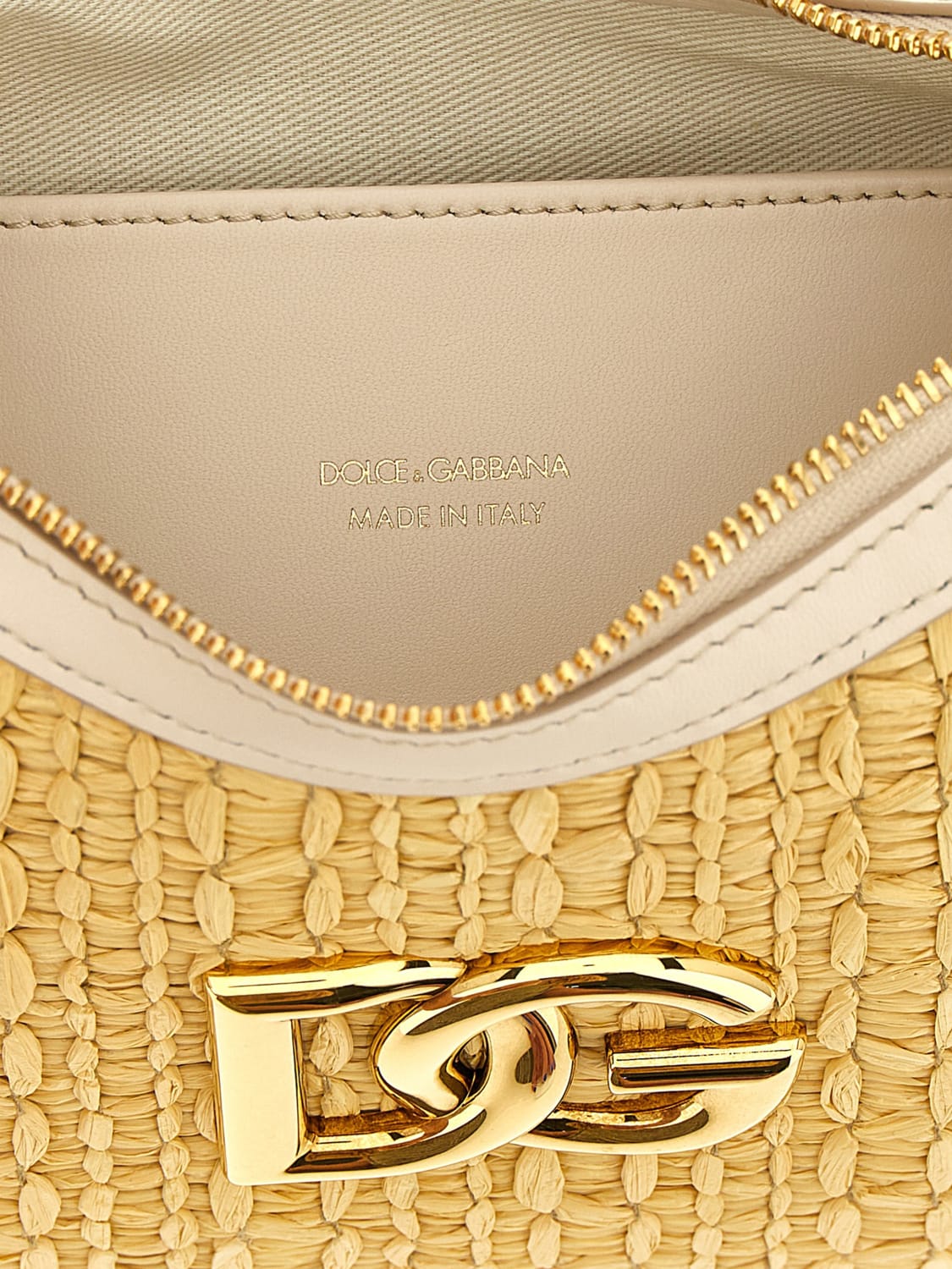DOLCE & GABBANA SAC PORTÉ ÉPAULE: Sac porté épaule femme Dolce & Gabbana, Beige - Img 4