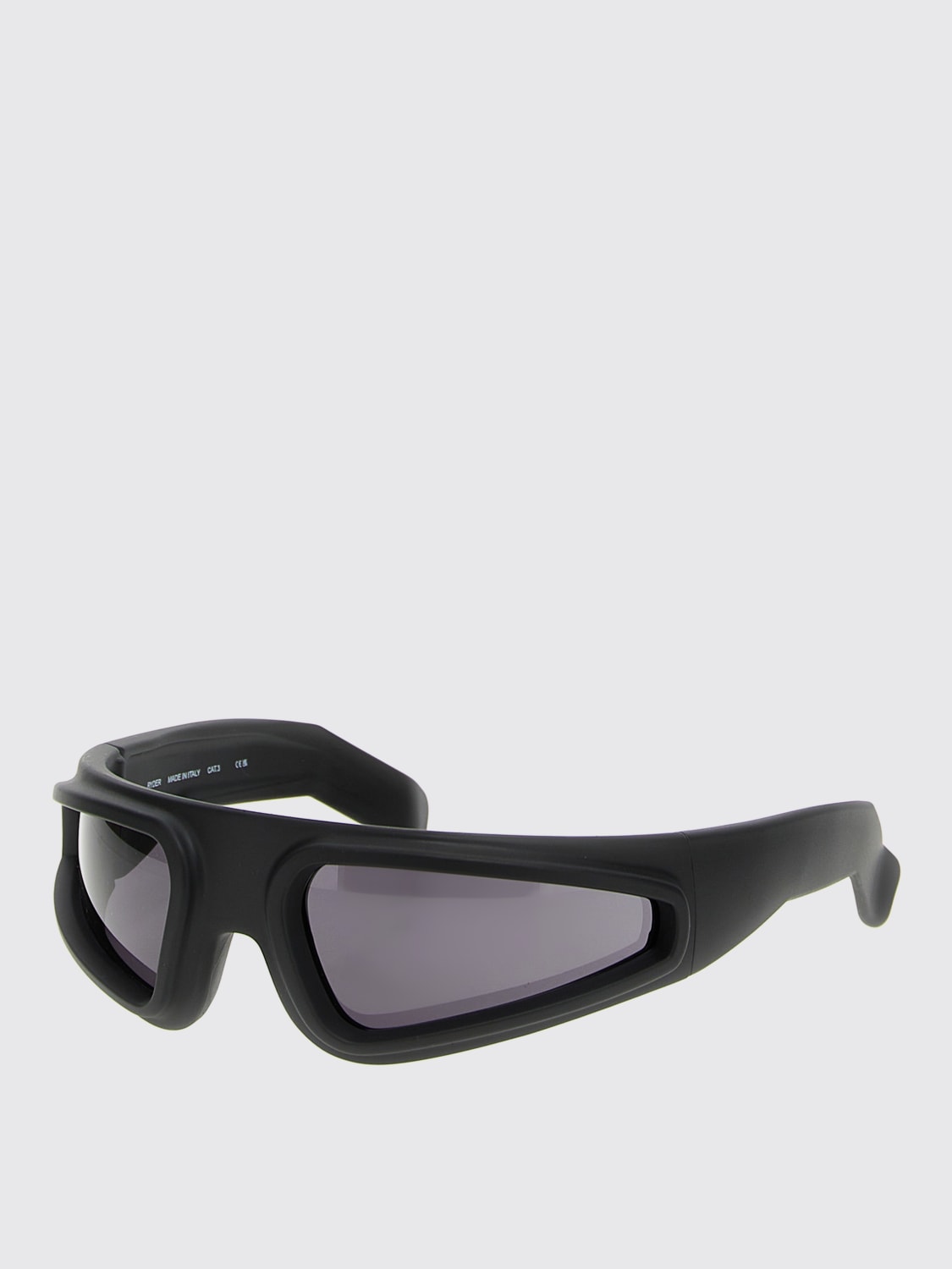 RICK OWENS SUNGLASSES: Sunglasses men Rick Owens, Black - Img 3