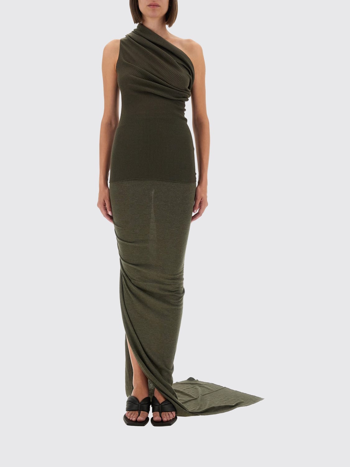 RICK OWENS JUPE: Jupe femme Rick Owens, Vert - Img 2