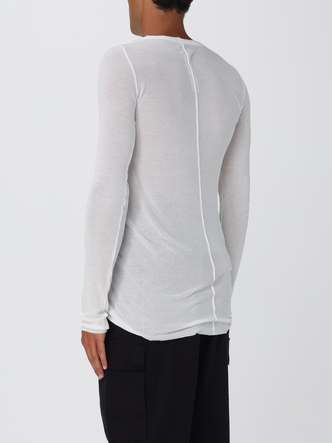 RICK OWENS SWEATER: T-shirt men Rick Owens, White - Img 3