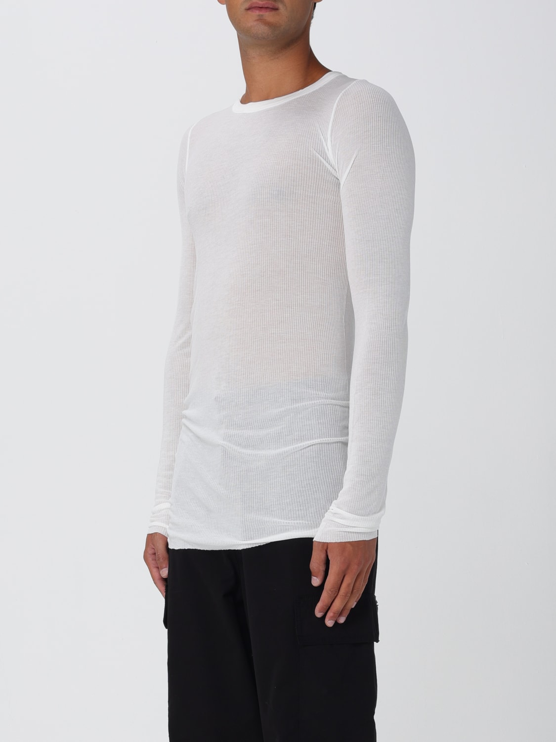 RICK OWENS SWEATER: T-shirt men Rick Owens, White - Img 4