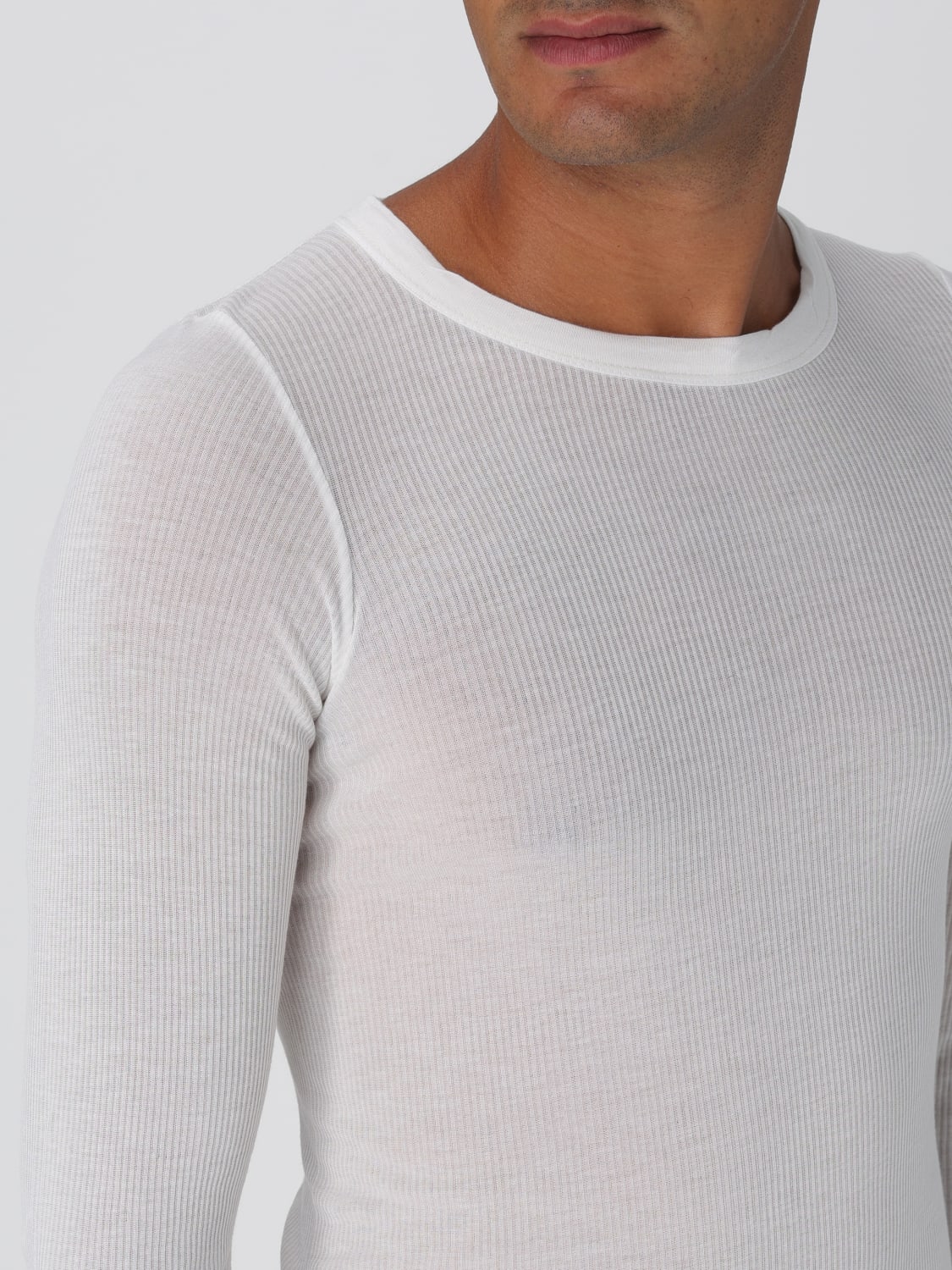 RICK OWENS SWEATER: T-shirt men Rick Owens, White - Img 5