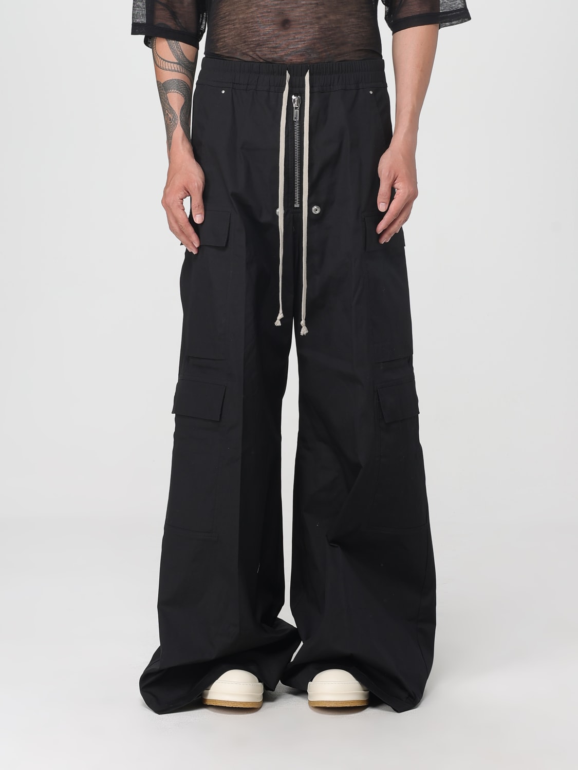 RICK OWENS PANTS: Pants men Rick Owens, Black - Img 1