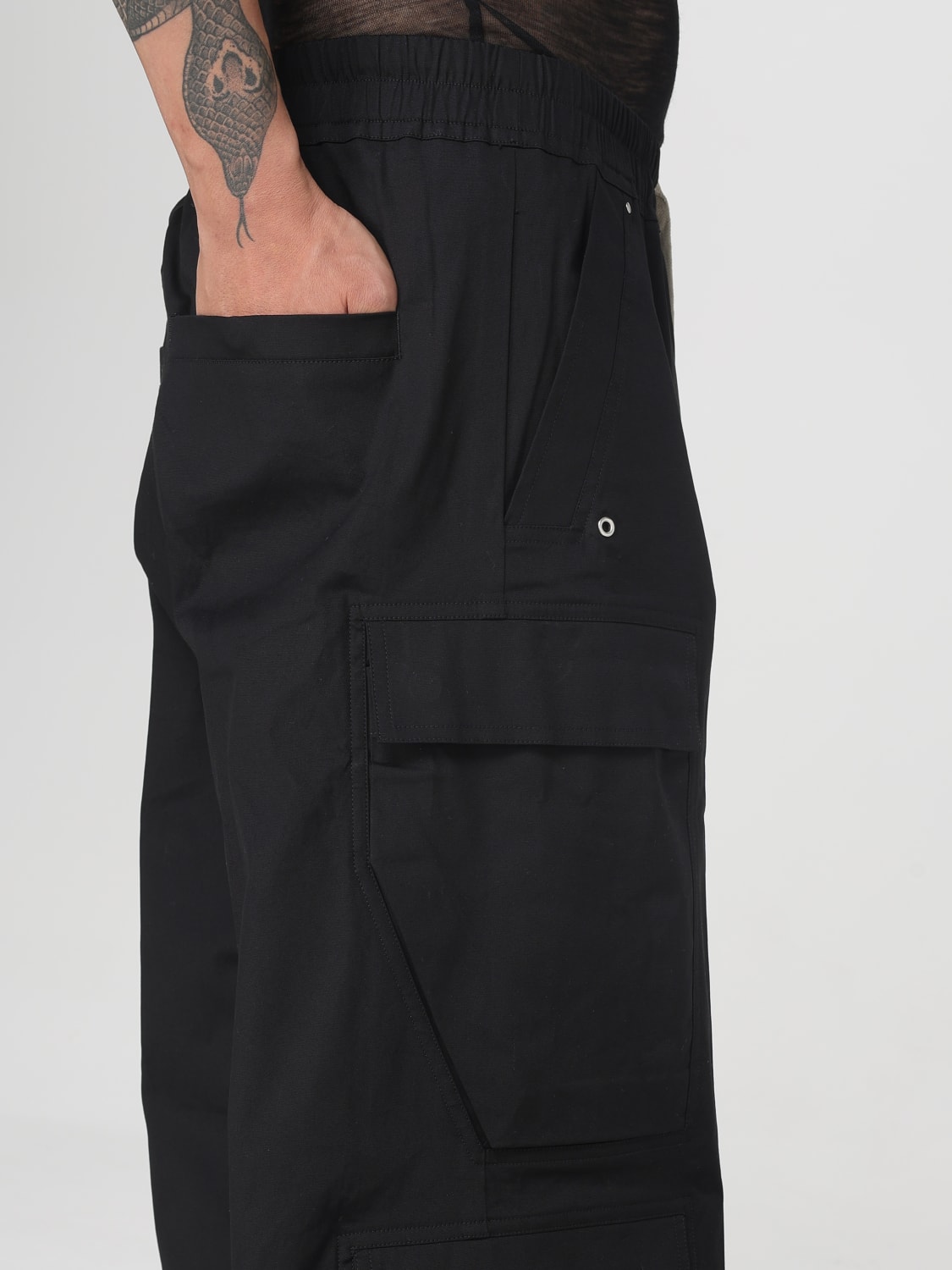 RICK OWENS PANTS: Pants men Rick Owens, Black - Img 5