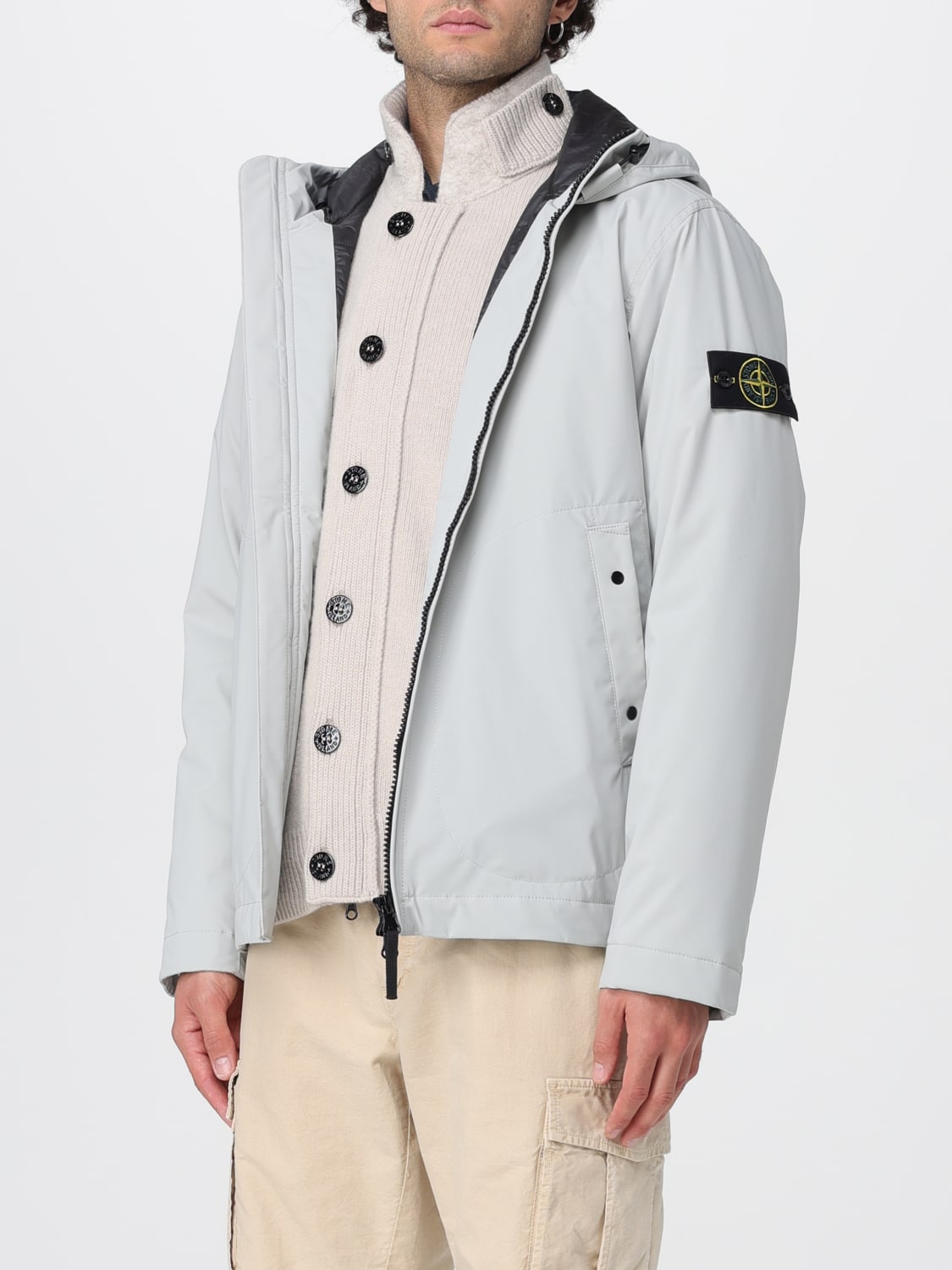 STONE ISLAND JACKET: Jacket men Stone Island, Grey - Img 4