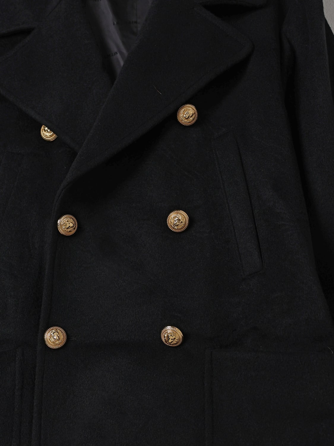 BALMAIN COAT: Jacket kids Balmain, Black - Img 3