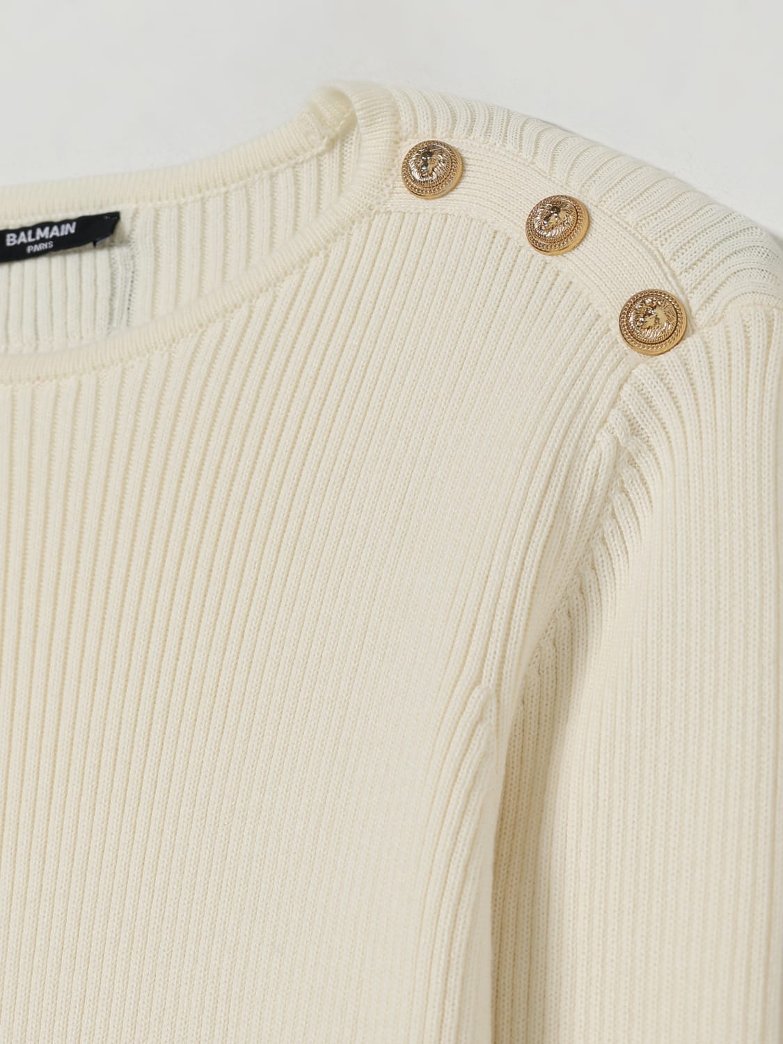 BALMAIN KLEID: Kleid kinder Balmain, Weiß - Img 3