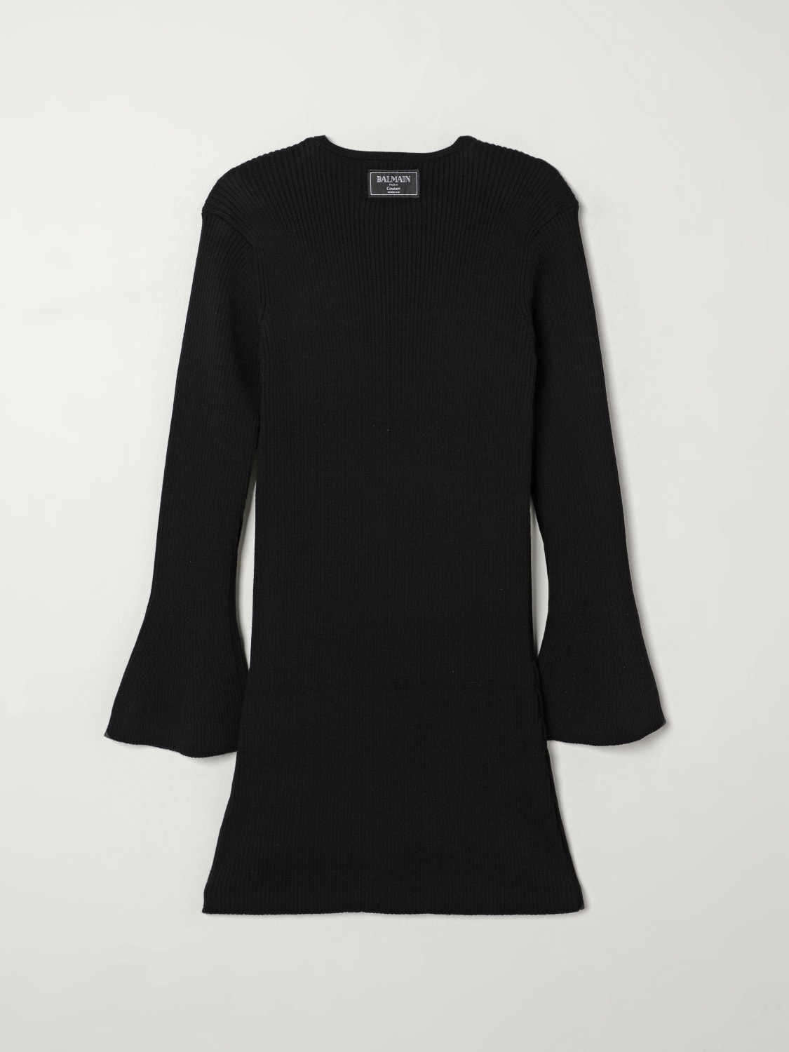 BALMAIN DRESS: Dress kids Balmain, Black - Img 2
