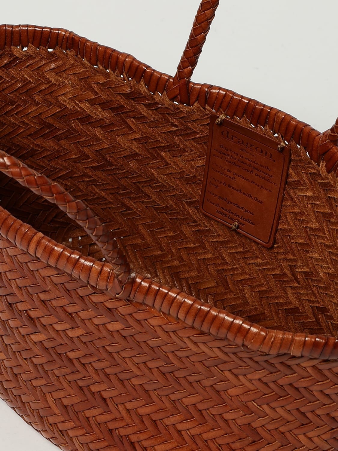 DRAGON DIFFUSION HANDTASCHE: Handtasche damen Dragon Diffusion, Braun - Img 3