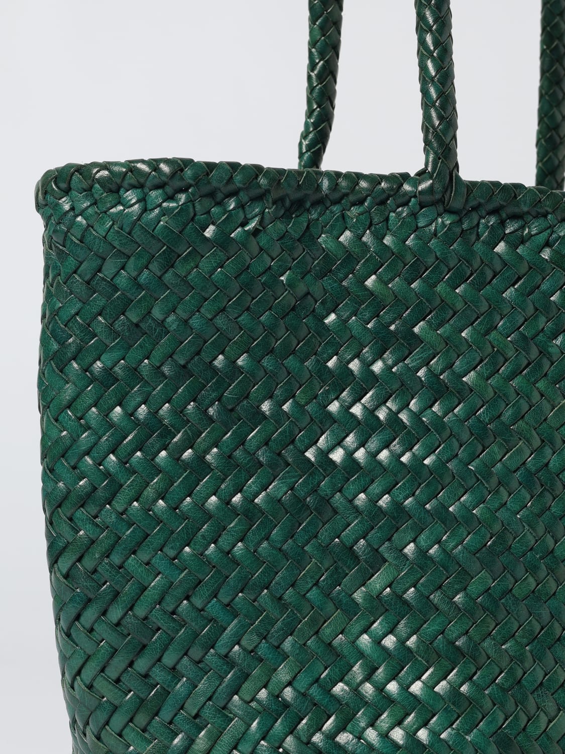 DRAGON DIFFUSION SAC PORTÉ ÉPAULE: Sac porté main femme Dragon Diffusion, Vert - Img 3