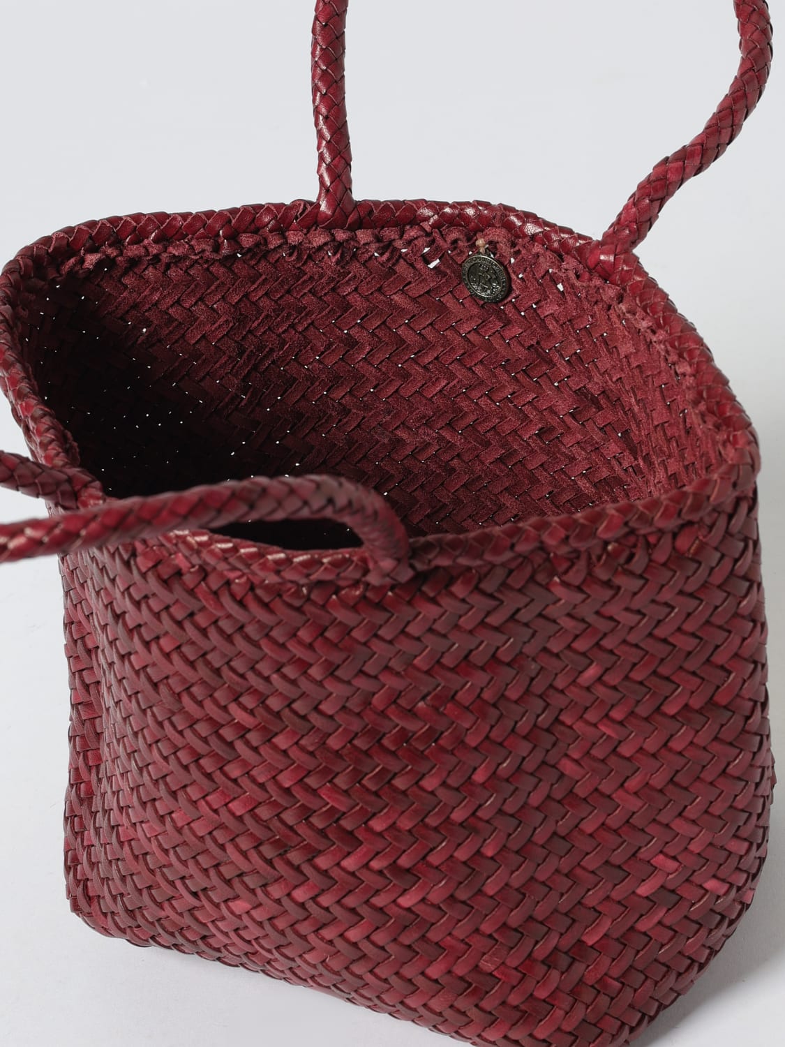 DRAGON DIFFUSION SCHULTERTASCHE: Handtasche damen Dragon Diffusion, Rot - Img 3