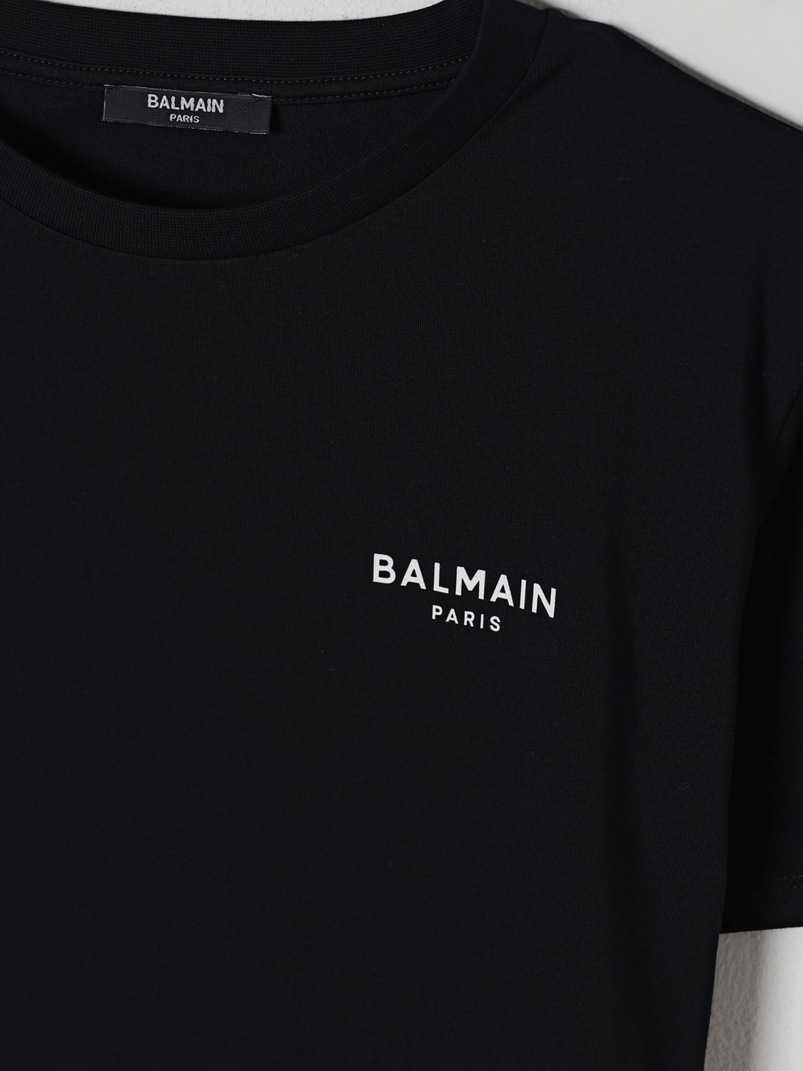 BALMAIN CAMISETA: Camiseta niños Balmain, Negro - Img 3
