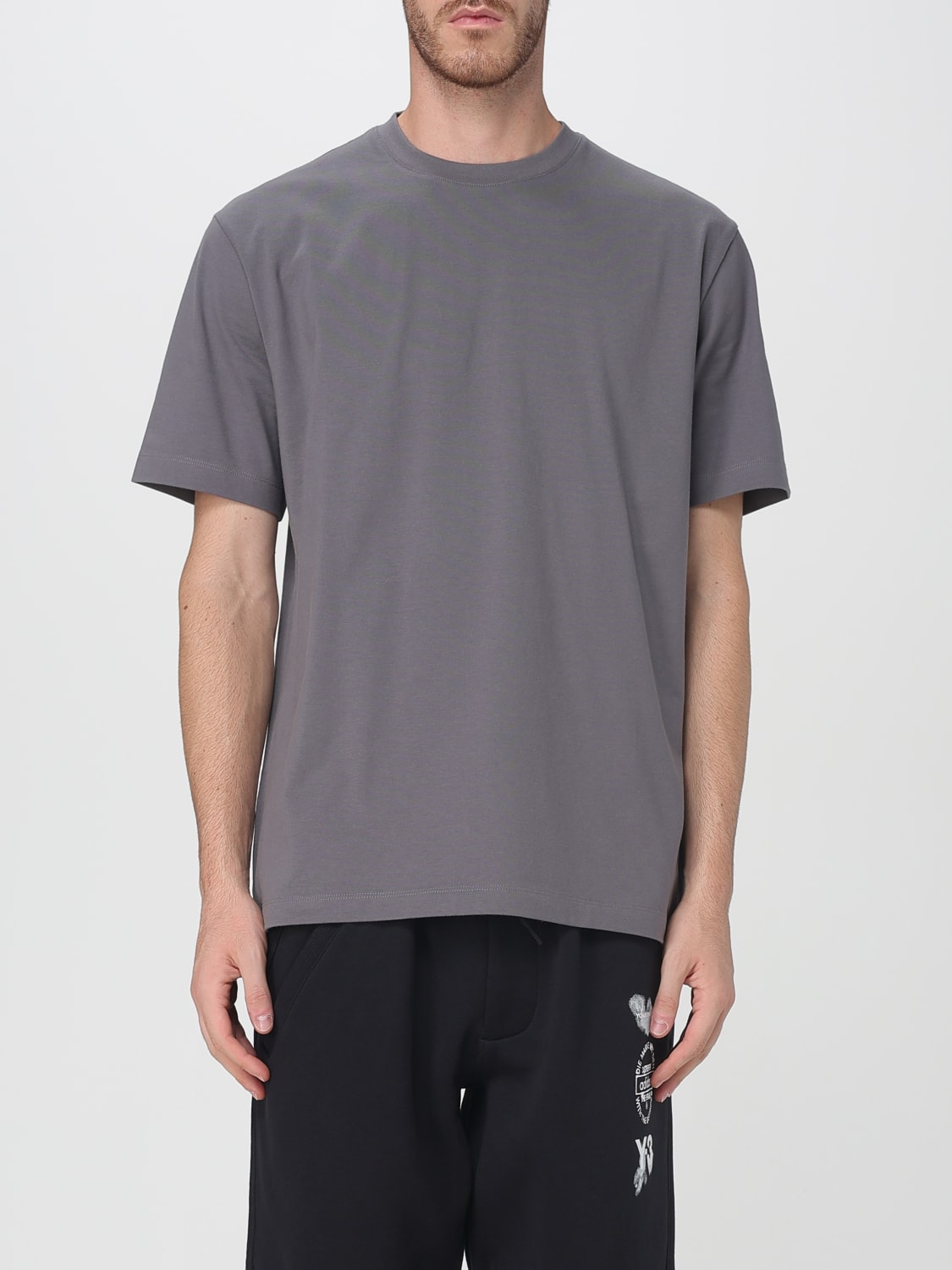 Y-3 T-SHIRT: T-shirt men Y-3, Grey - Img 1