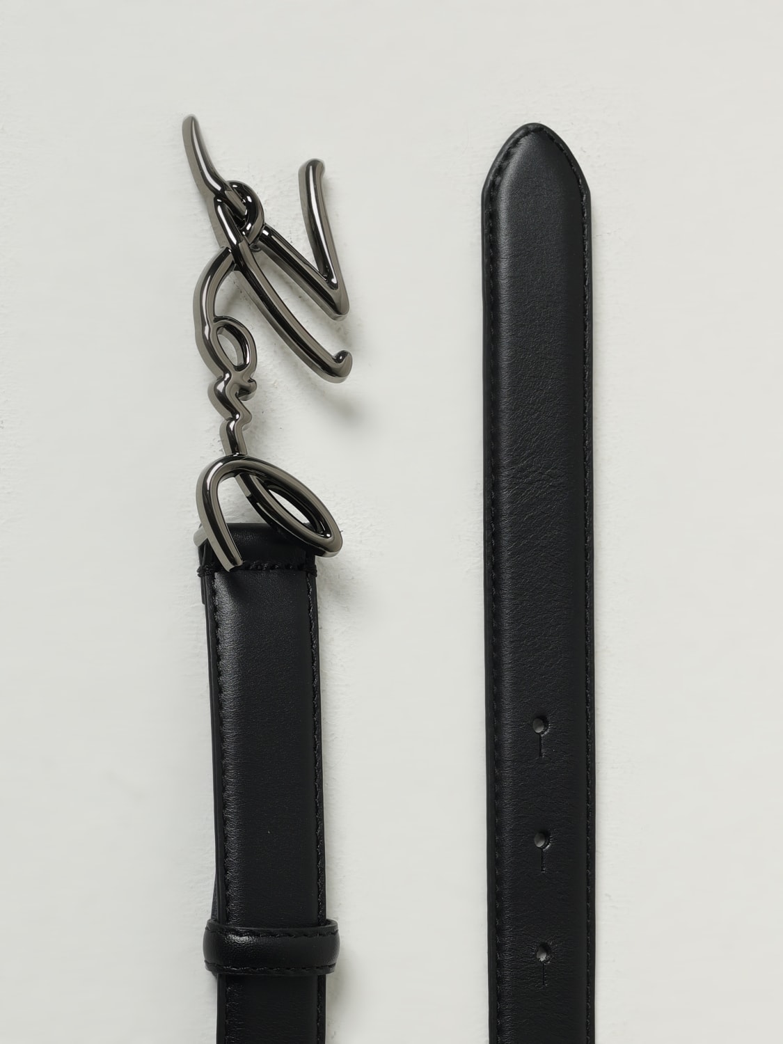 KARL LAGERFELD BELT: Belt woman Karl Lagerfeld, Silver - Img 2