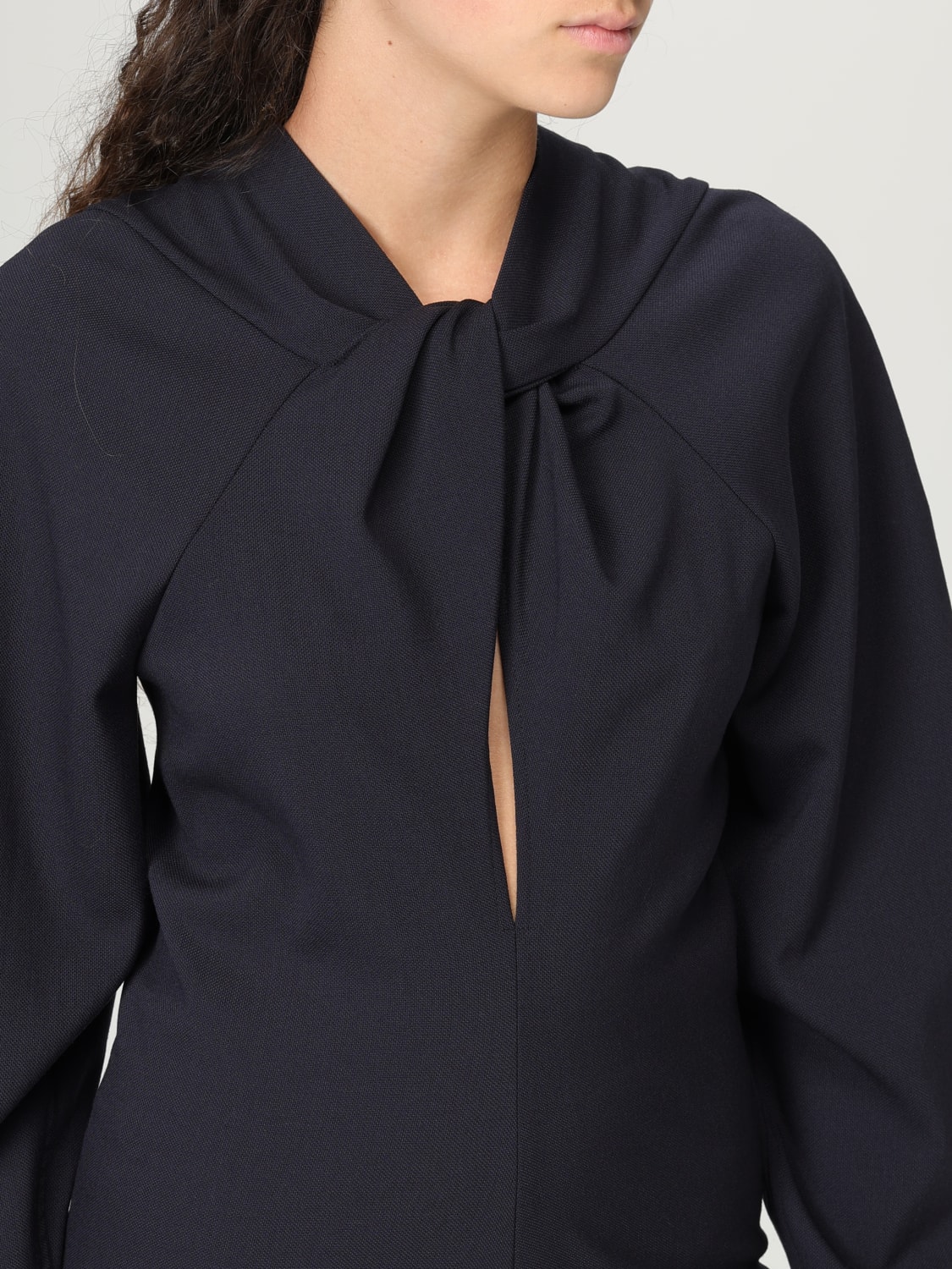 VICTORIA VICTORIA BECKHAM TOP: Top mujer Victoria Victoria Beckham, Azul Oscuro - Img 5