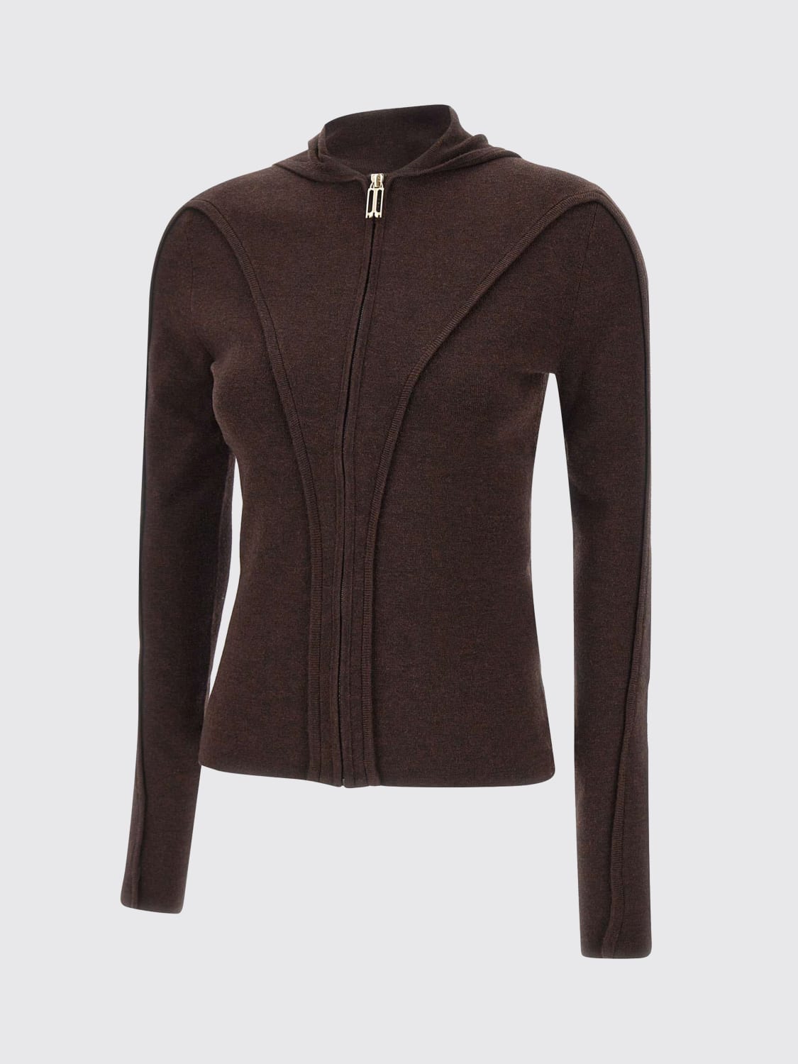 VICTORIA VICTORIA BECKHAM SUDADERA: Top mujer Victoria Victoria Beckham, Marrón - Img 2