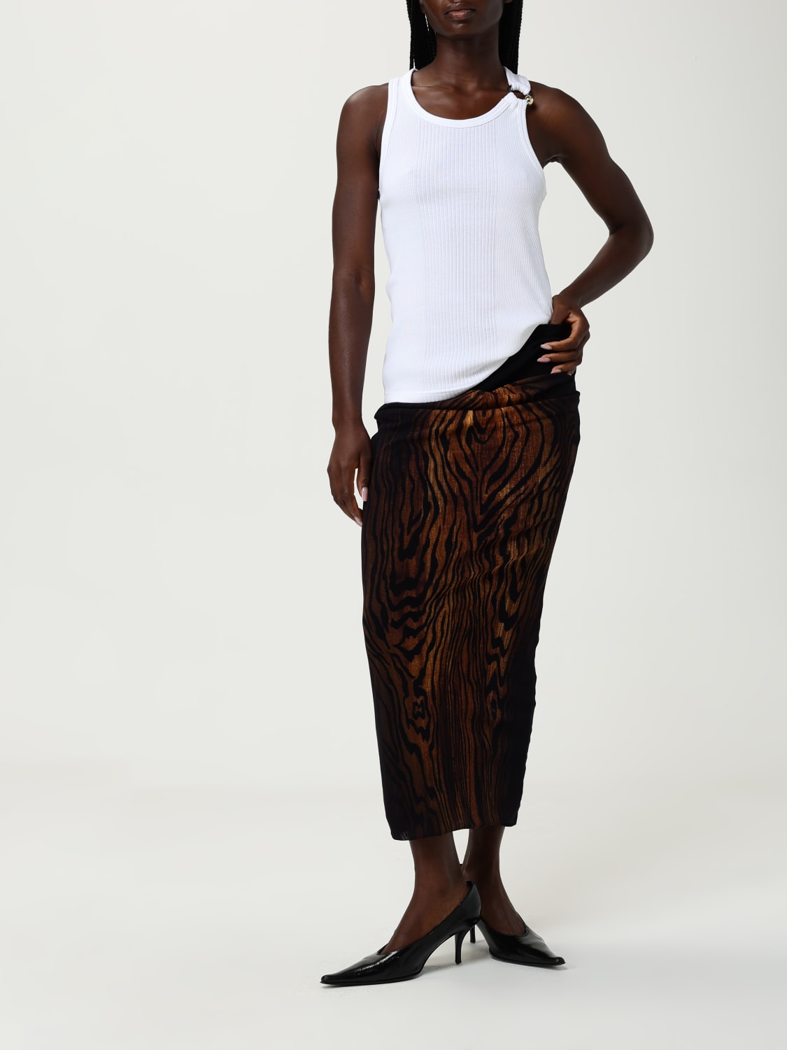 JEAN PAUL GAULTIER T-SHIRT: Top woman Jean Paul Gaultier, White - Img 2