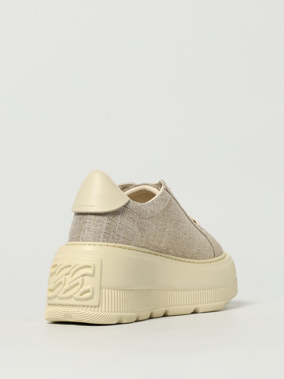CASADEI BASKETS: Baskets femme Casadei, Beige - Img 3