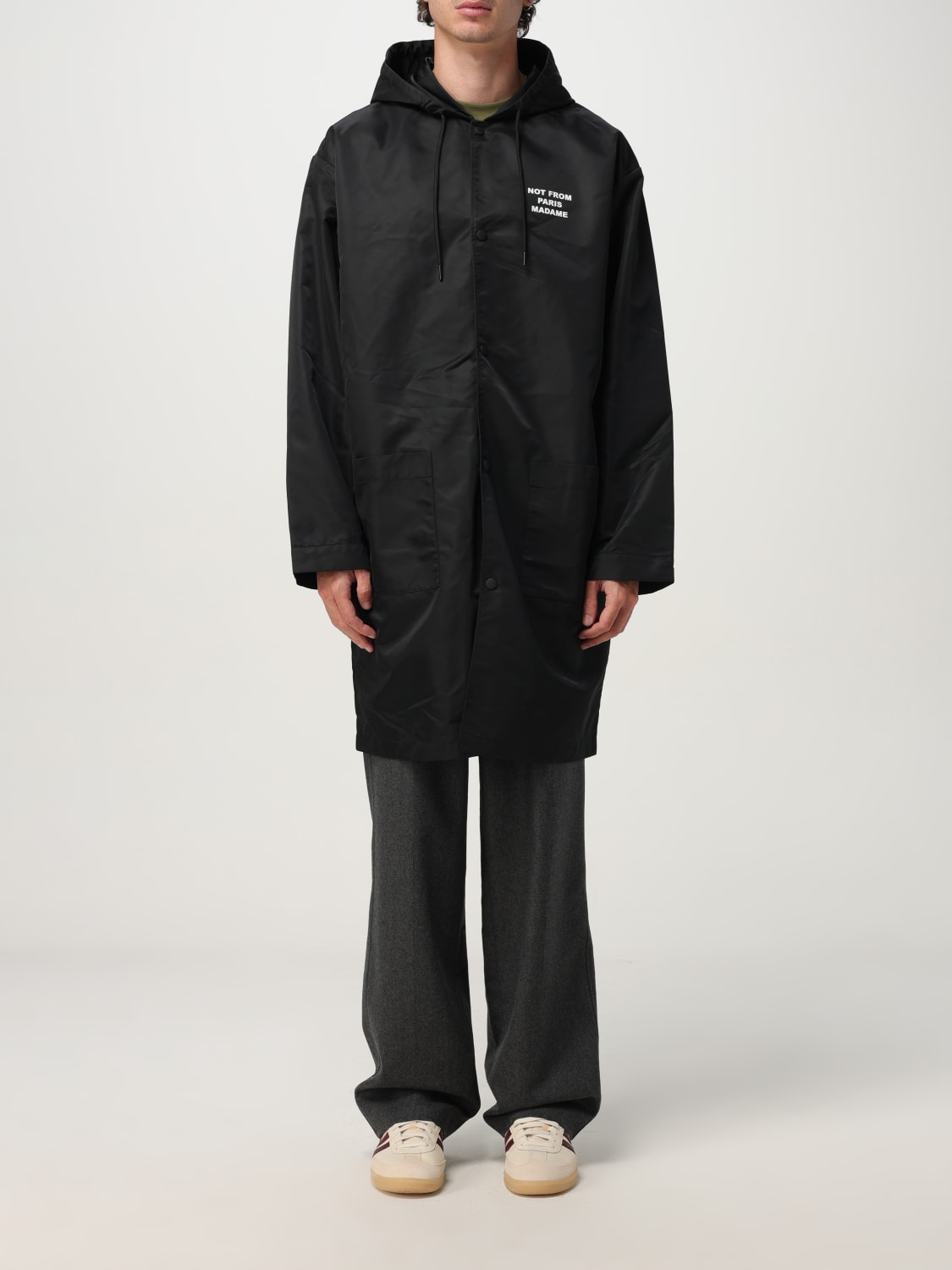 DRÔLE DE MONSIEUR JACKE: Mantel herren Drôle De Monsieur, Schwarz - Img 1