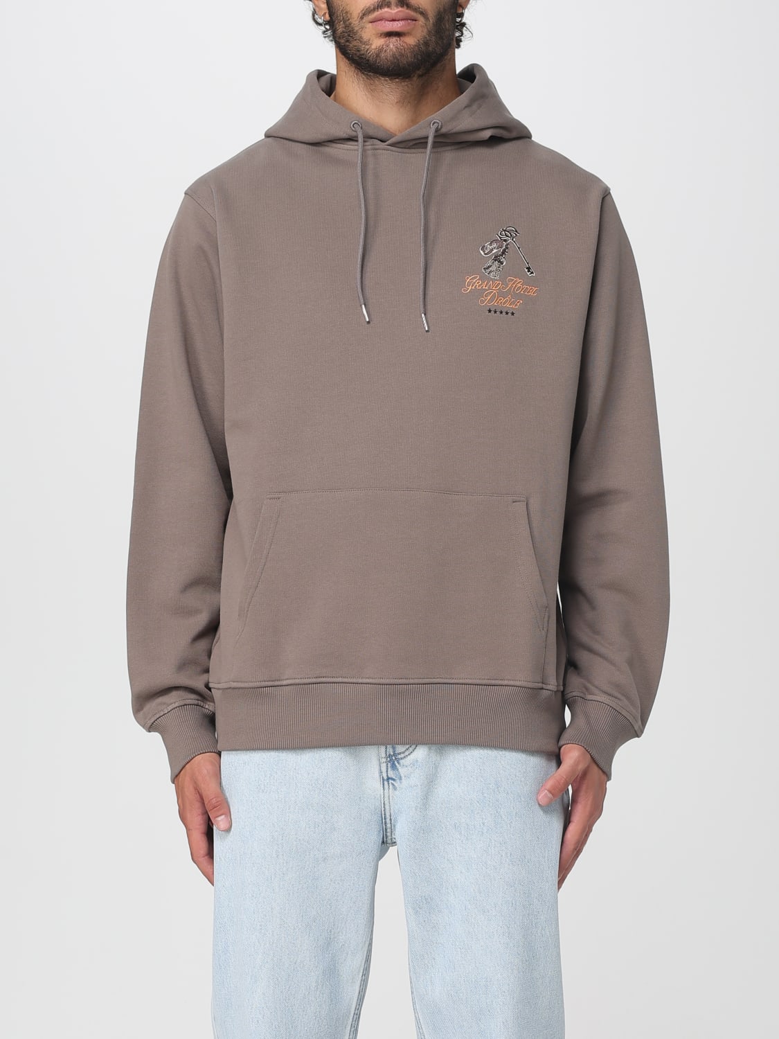 DRÔLE DE MONSIEUR SWEATSHIRT: Sweatshirt herren Drôle De Monsieur, Braun - Img 1