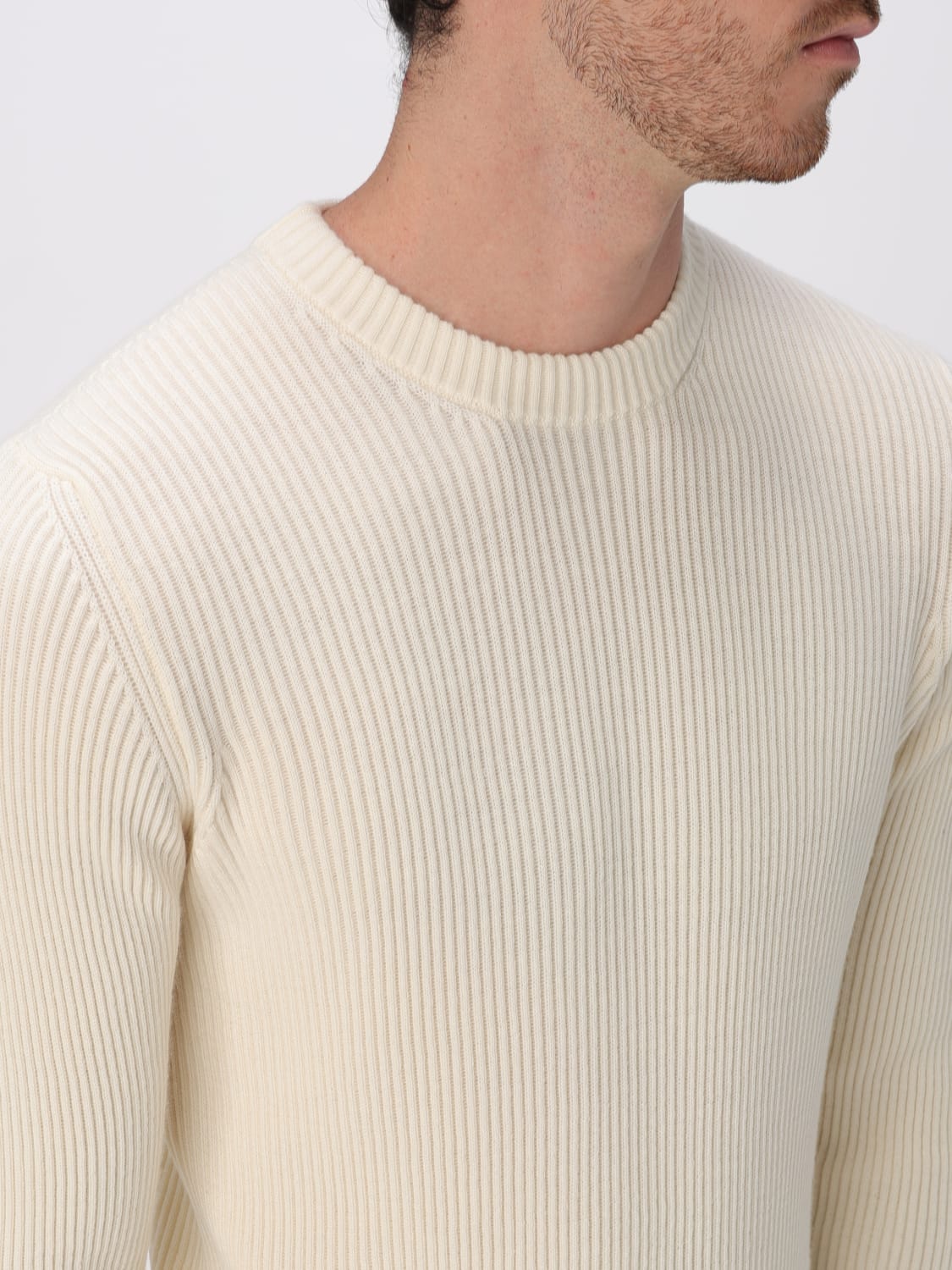 STONE ISLAND SWEATER: Sweater men Stone Island, White - Img 4
