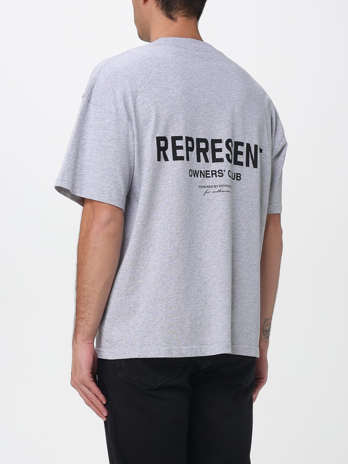REPRESENT T-SHIRT: T-shirt men Represent, Grey 1 - Img 2