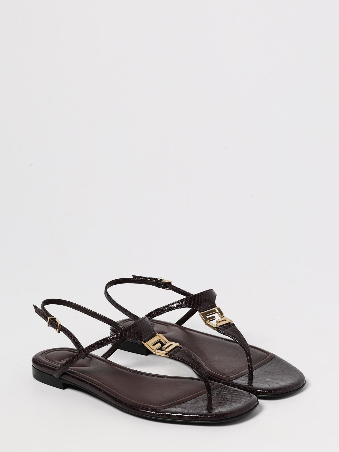 FENDI HEELED SANDAL: Sandals men Fendi, Violet - Img 2
