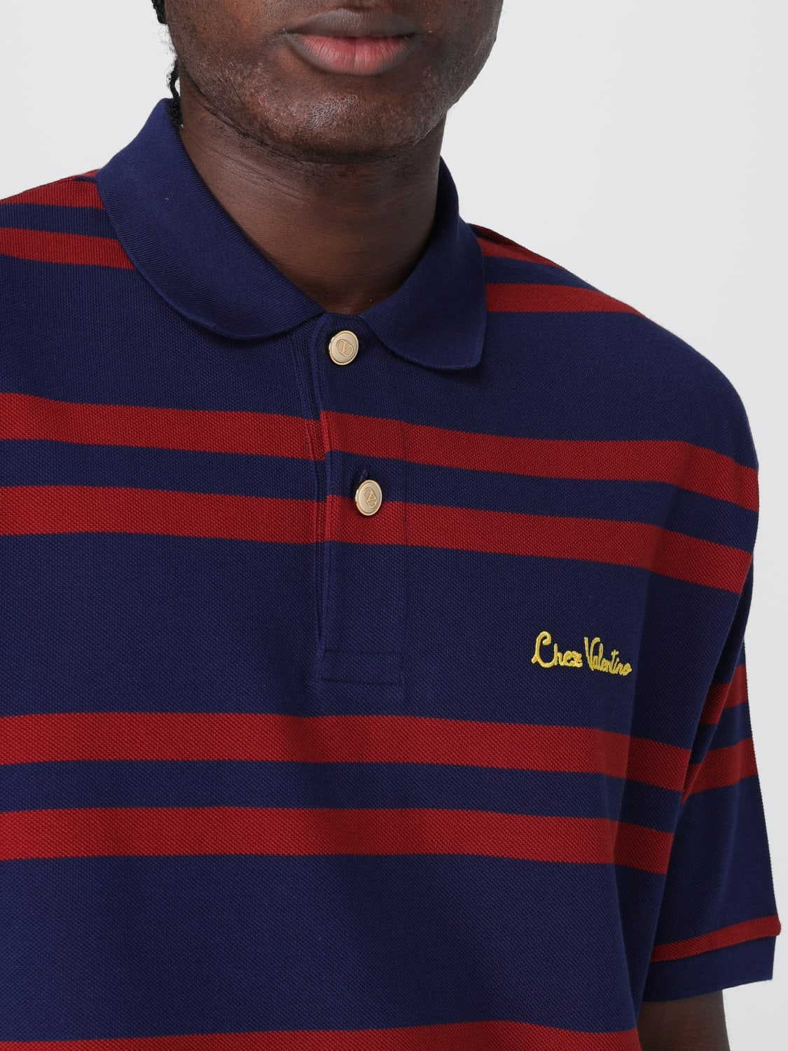 VALENTINO POLO SHIRT: Polo shirt men Valentino , Red - Img 5