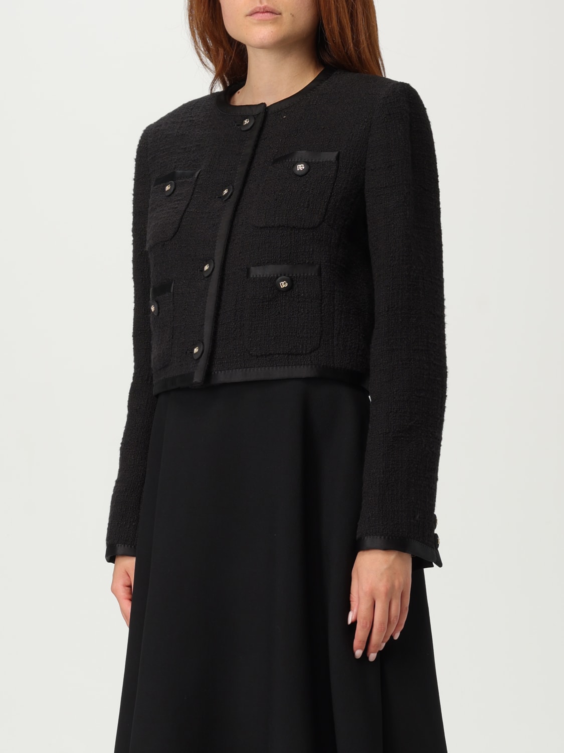 DOLCE & GABBANA JACKET: Dolce & Gabbana women's jacket, Black - Img 4