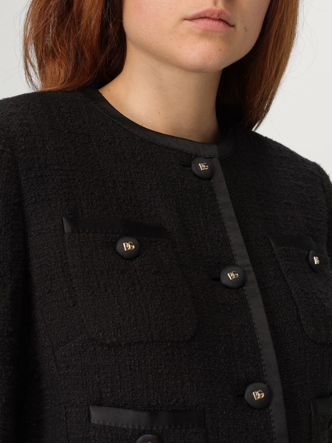 DOLCE & GABBANA JACKET: Dolce & Gabbana women's jacket, Black - Img 5