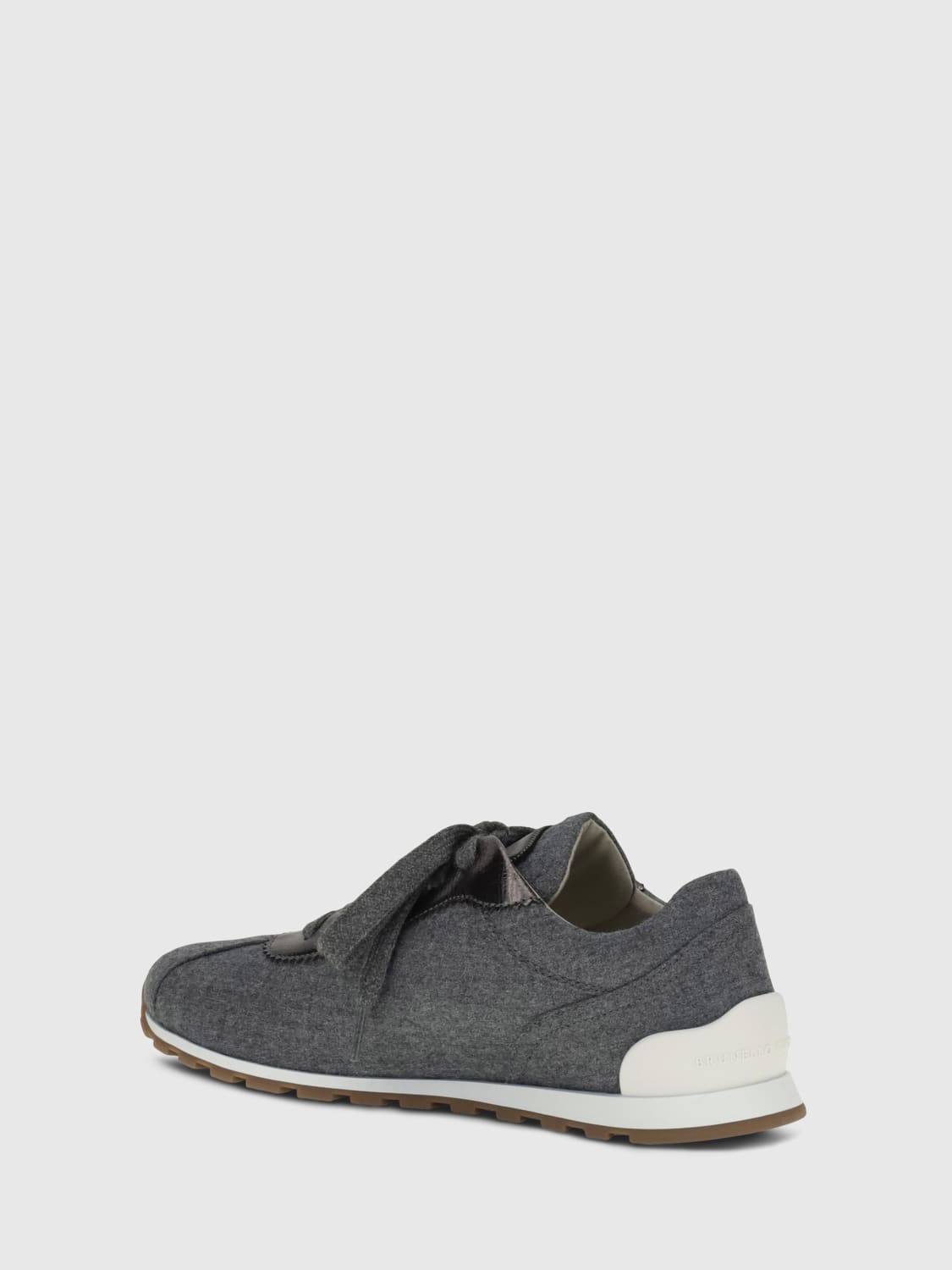 BRUNELLO CUCINELLI SNEAKERS: Sneakers woman Brunello Cucinelli, Grey - Img 3