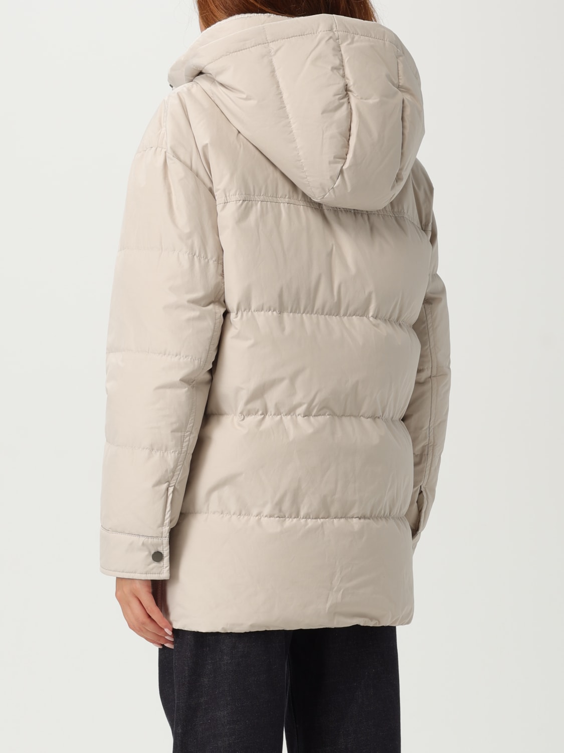 BRUNELLO CUCINELLI VESTE: Blazer femme Brunello Cucinelli, Gris - Img 3