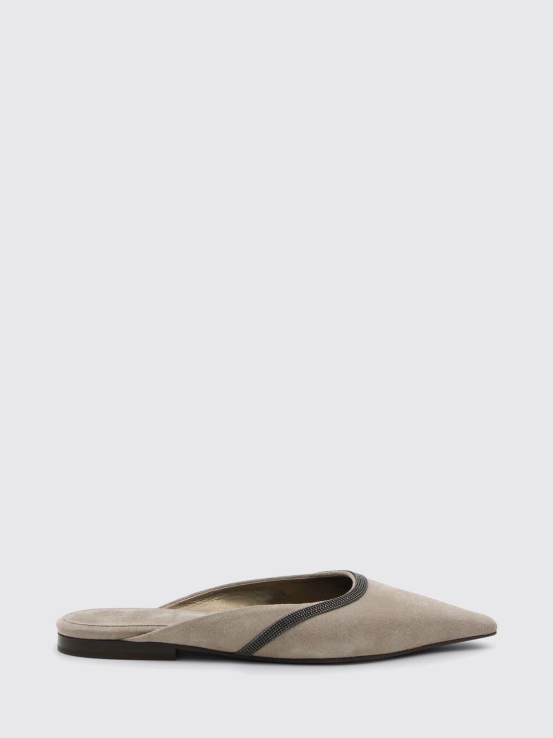 BRUNELLO CUCINELLI SHOES: Ballet flats woman Brunello Cucinelli, Grey - Img 1