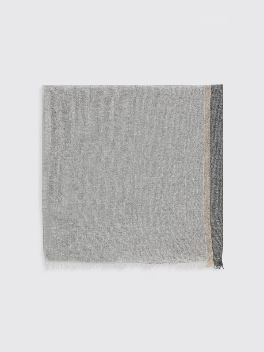 BRUNELLO CUCINELLI SCARF: Scarf men Brunello Cucinelli, Black - Img 1