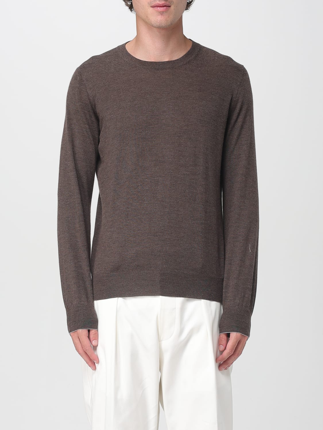 BRUNELLO CUCINELLI SWEATER: Sweater men Brunello Cucinelli, Grey - Img 1