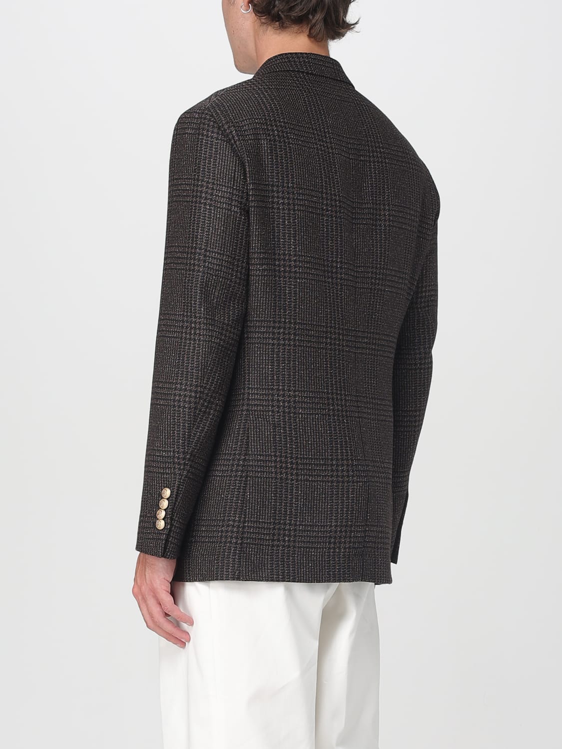 BRUNELLO CUCINELLI JACKE: Blazer herren Brunello Cucinelli, Braun - Img 3