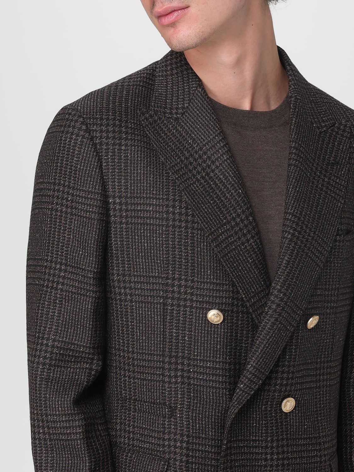 BRUNELLO CUCINELLI JACKE: Blazer herren Brunello Cucinelli, Braun - Img 5