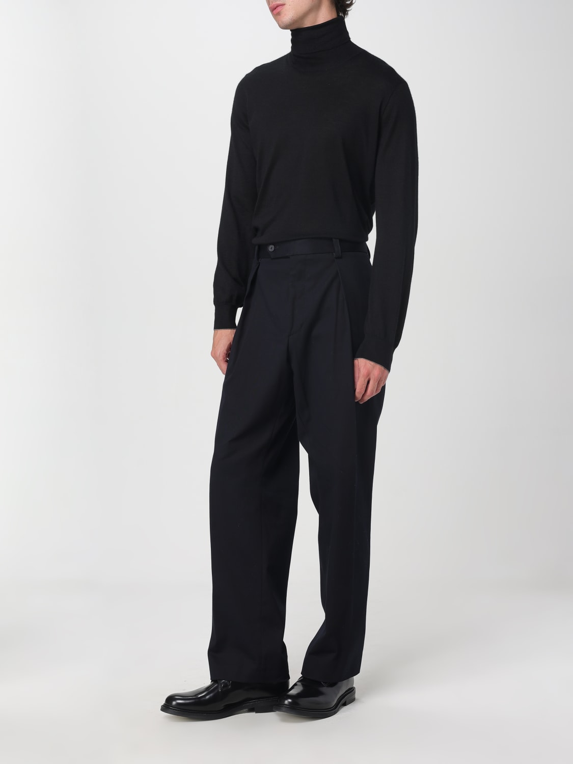 BRUNELLO CUCINELLI PULLOVER: Pullover herren Brunello Cucinelli, Schwarz - Img 2