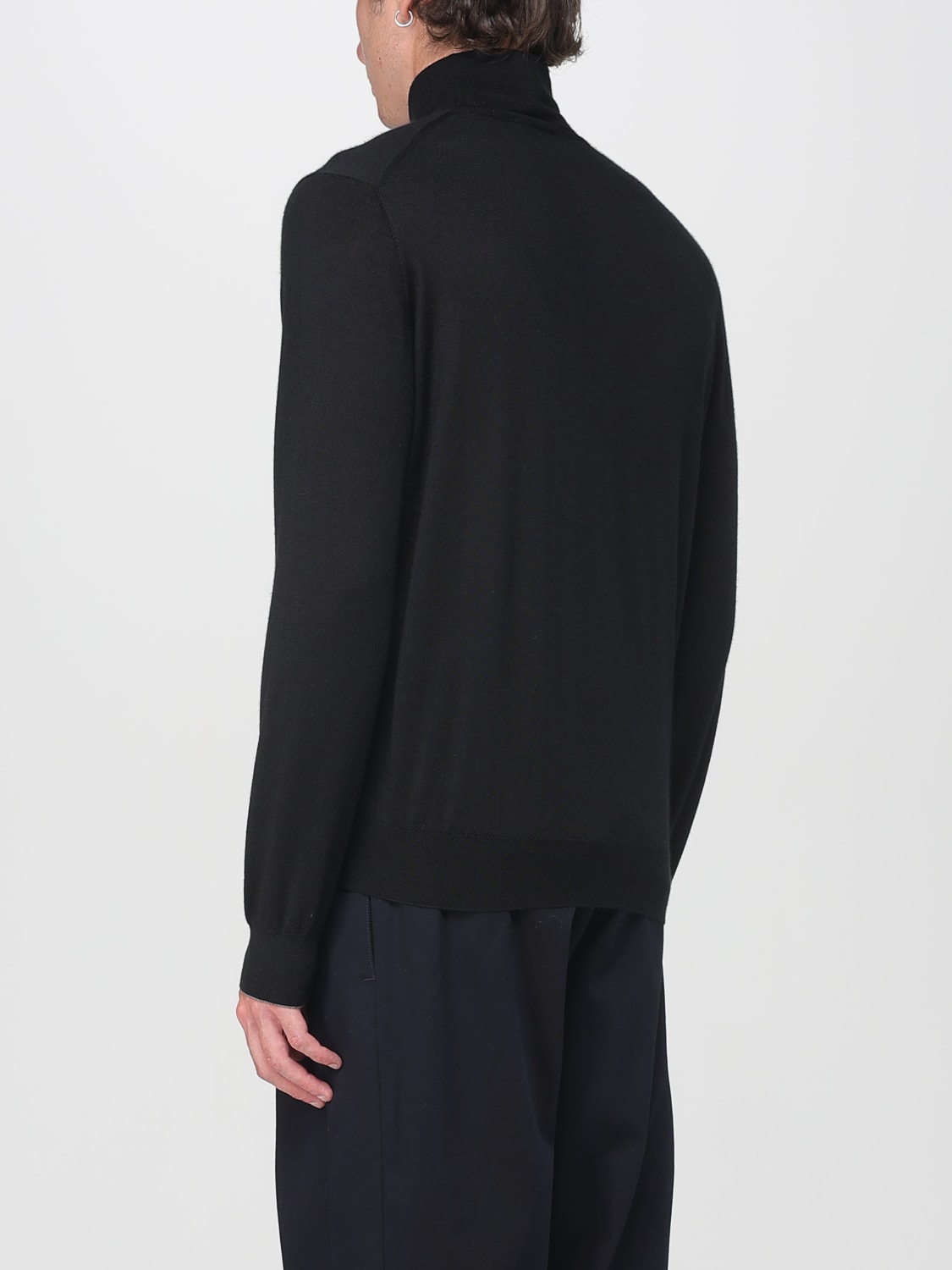 BRUNELLO CUCINELLI PULLOVER: Pullover herren Brunello Cucinelli, Schwarz - Img 4