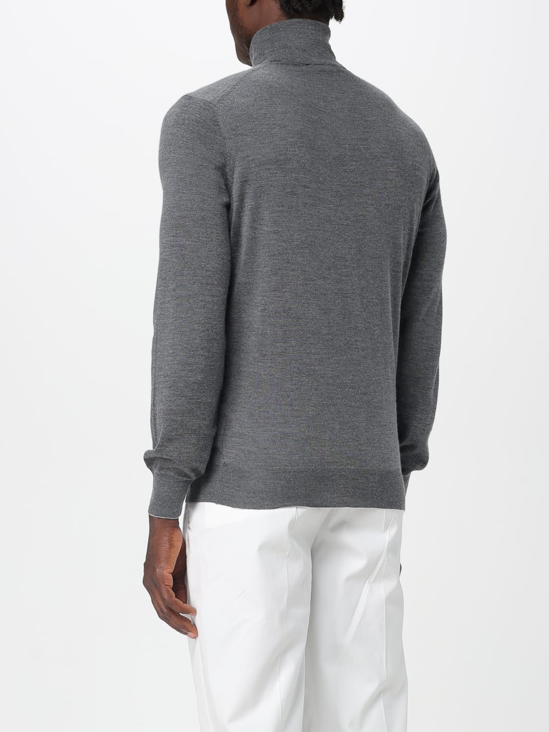 BRUNELLO CUCINELLI SWEATER: Sweater men Brunello Cucinelli, Grey 1 - Img 3