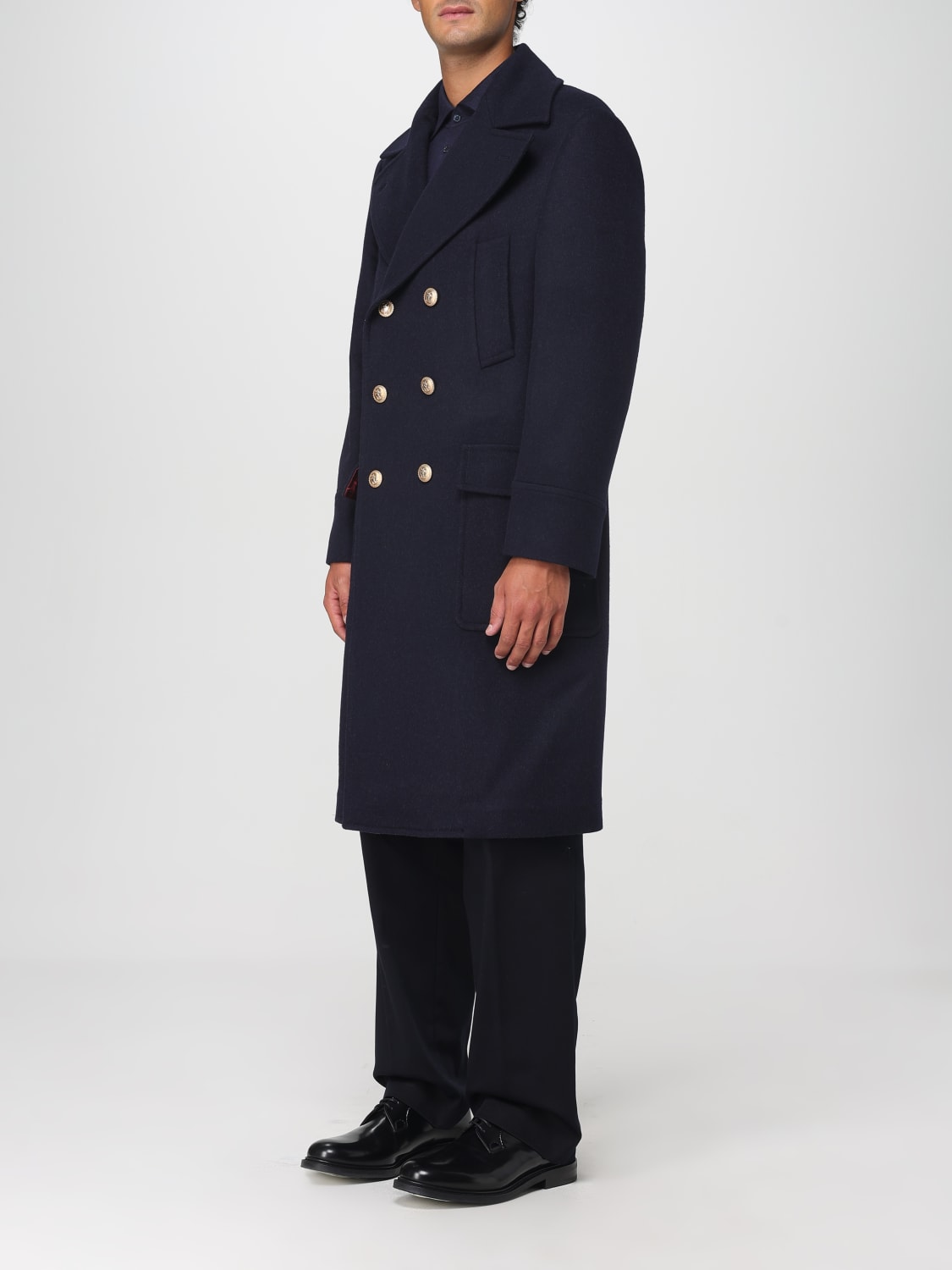 BRUNELLO CUCINELLI COAT: Coat men Brunello Cucinelli, Navy - Img 4