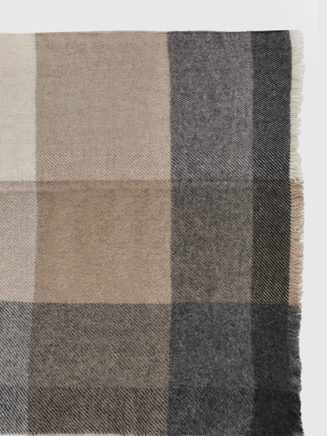 BRUNELLO CUCINELLI SCARF: Scarf men Brunello Cucinelli, Grey - Img 3