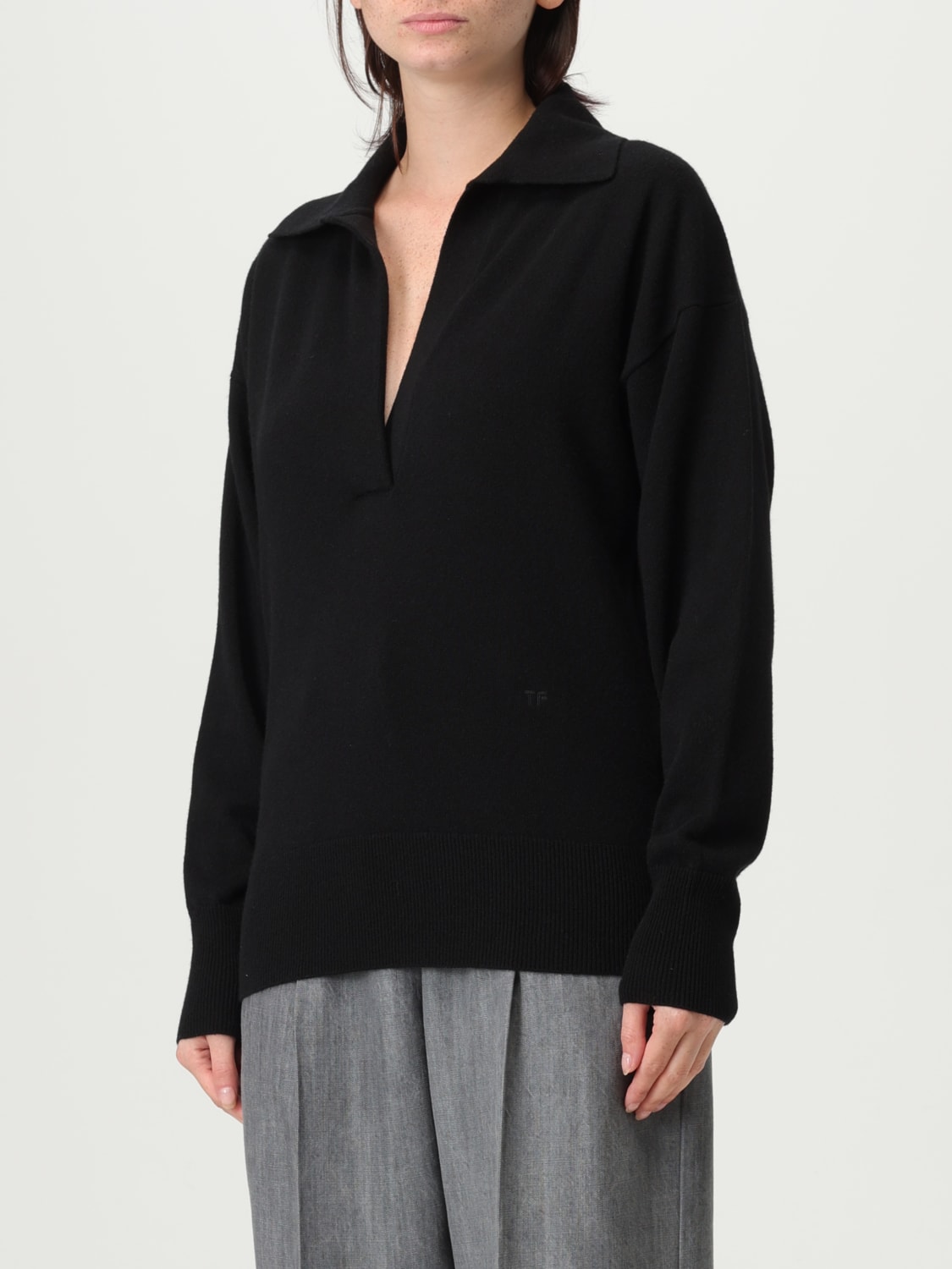 TOM FORD POLO: Jersey mujer Tom Ford, Negro - Img 4