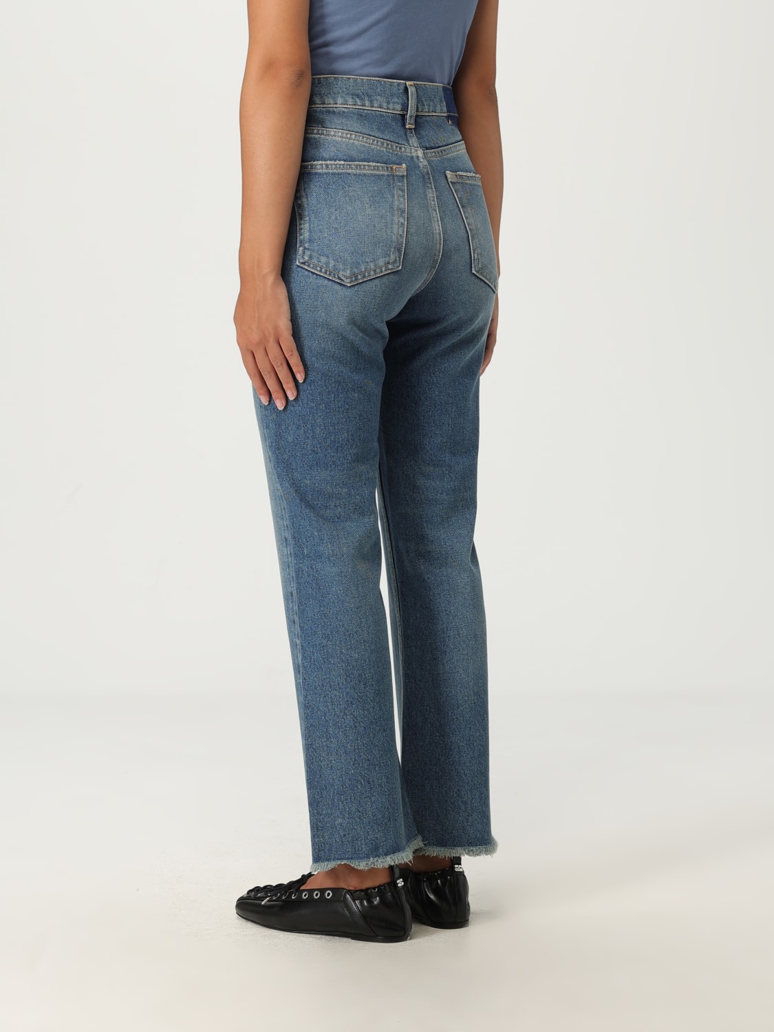 GOLDEN GOOSE JEANS: Jeans Golden Goose in denim di cotone , Blue - Img 3